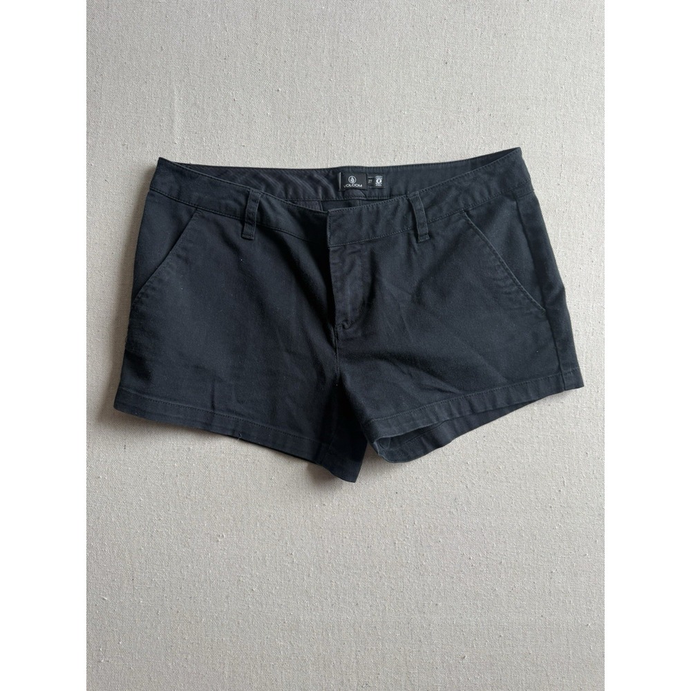 Volcom Women's Shorts Black Size 27